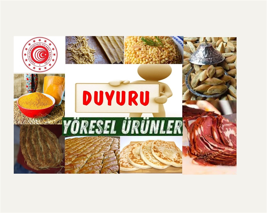 ANKARA İLİ 2024 YILI YÖRESEL ÜRÜNLER LİSTESİ